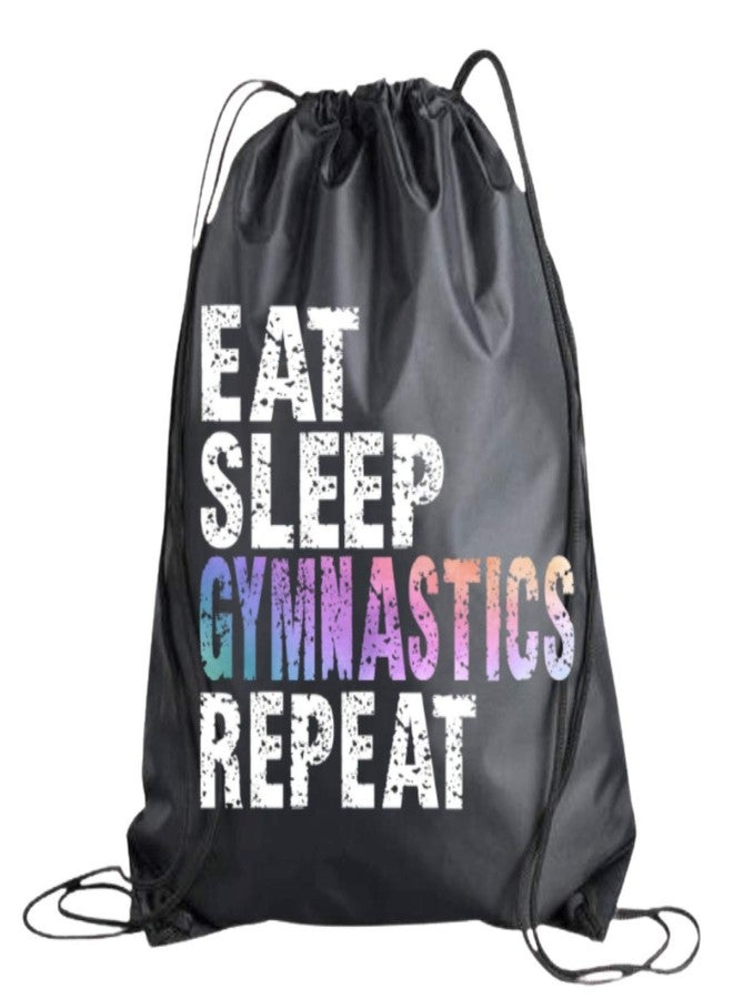 Sportybella Drawstring Bag – Backpack for Sports Lovers, Lightweight Cinch Sack for Girls, Gift for School, Sports & Travel (Gymnastics) - Image 1